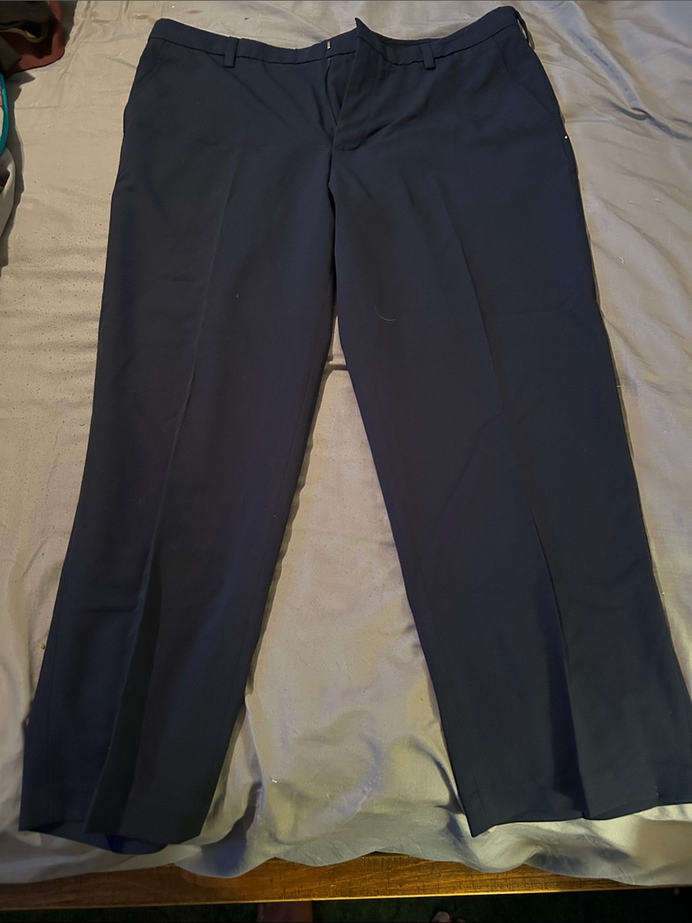 George Men's Dark Navy Dress Pants - Straight Leg
